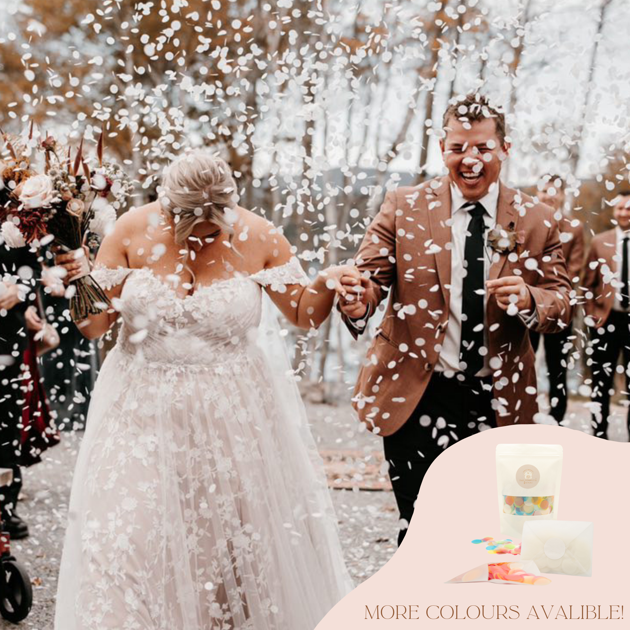 Circle Confetti Kit with Translucent Envelopes + Embossed stickers