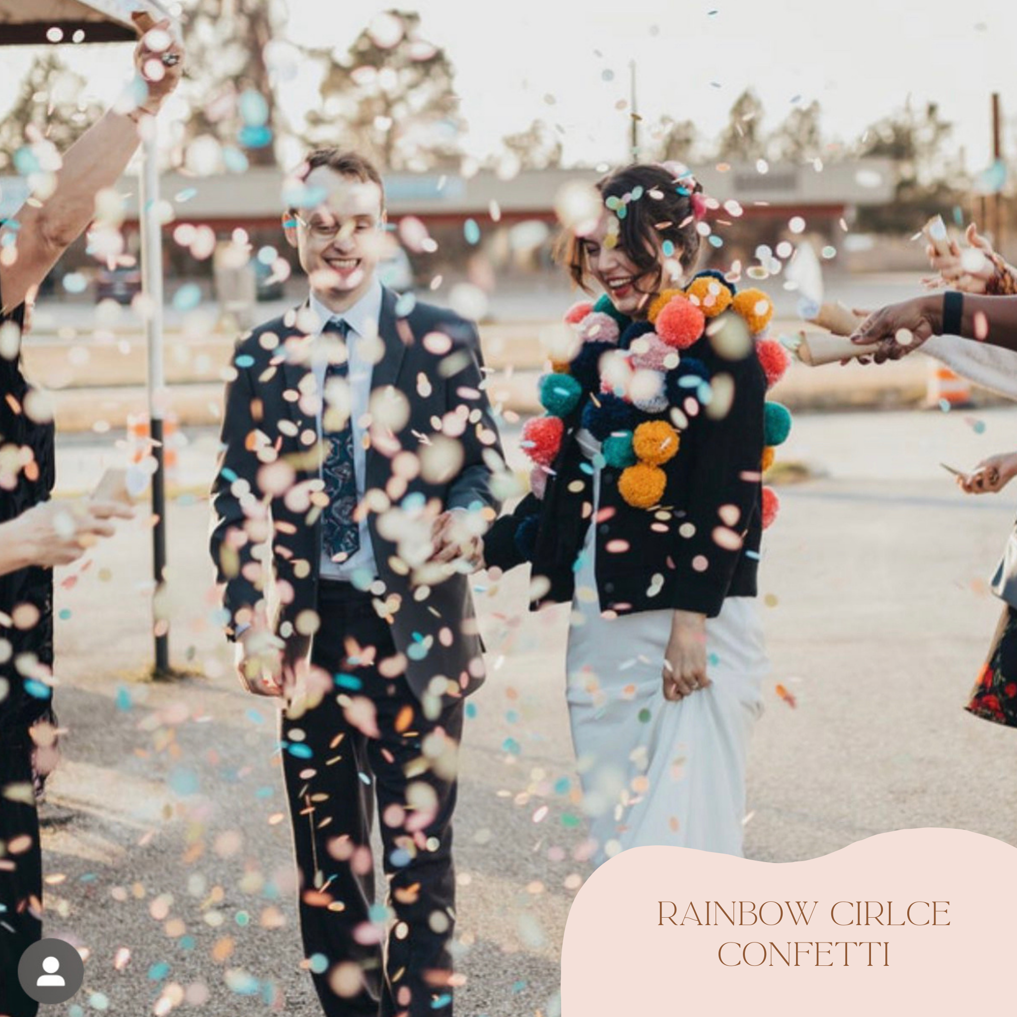 Circle Biodegradable Confetti Bulk Bag (Confetti Only)