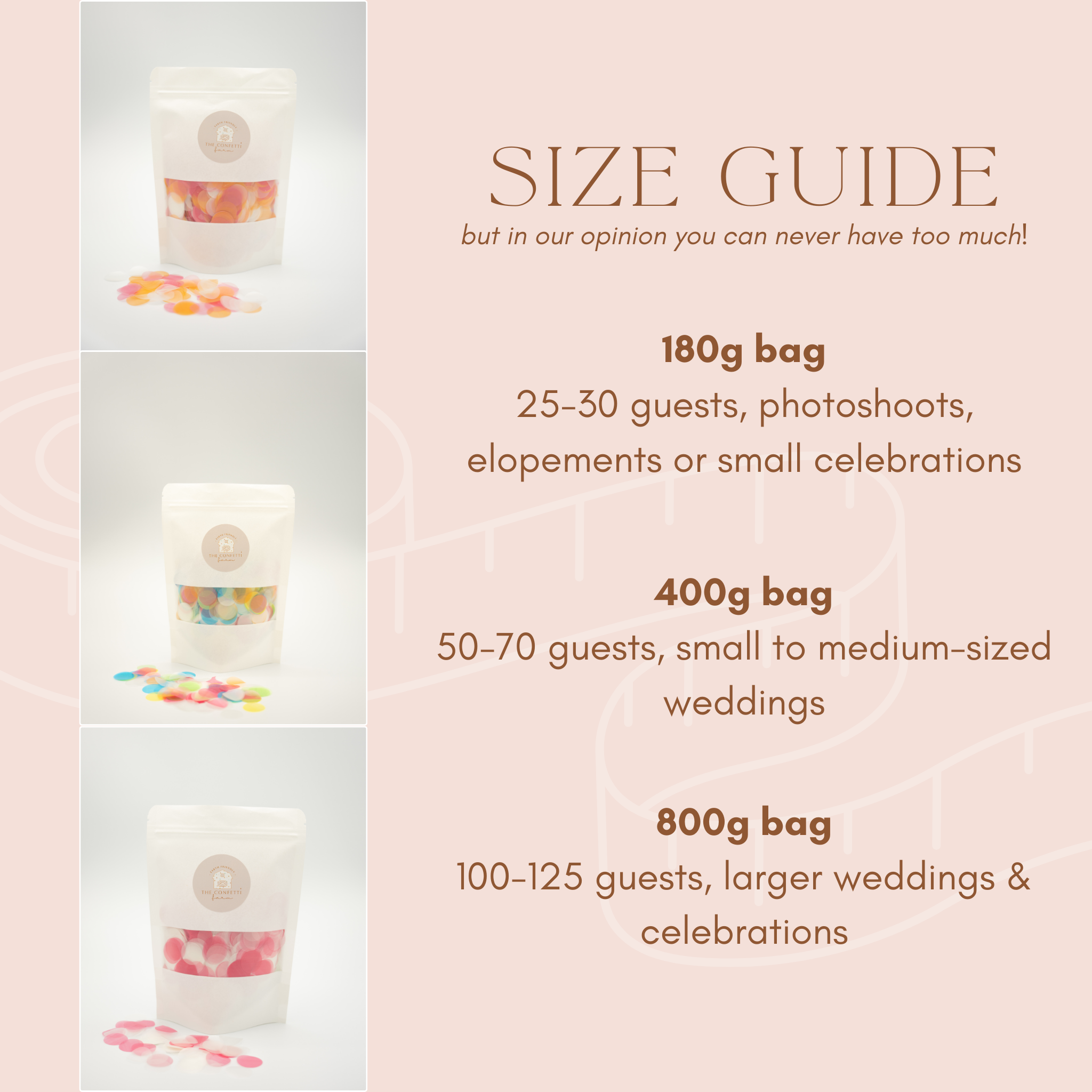 Circle Biodegradable Confetti Bulk Bag (Confetti Only)