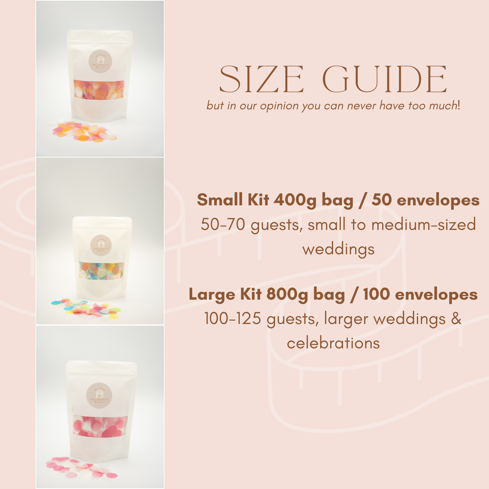 Circle Confetti Kit with Translucent Envelopes + Embossed stickers