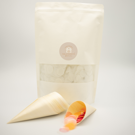 Circle Confetti Kit with Natural Wood Cones